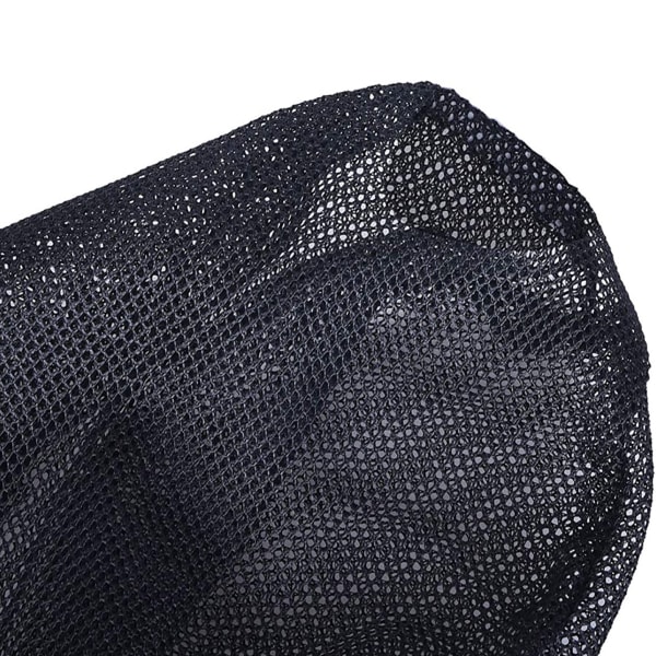 5 STK Black Mesh Bag Nylon Bag Slitesterk Mesh Bag med Snøring Sm