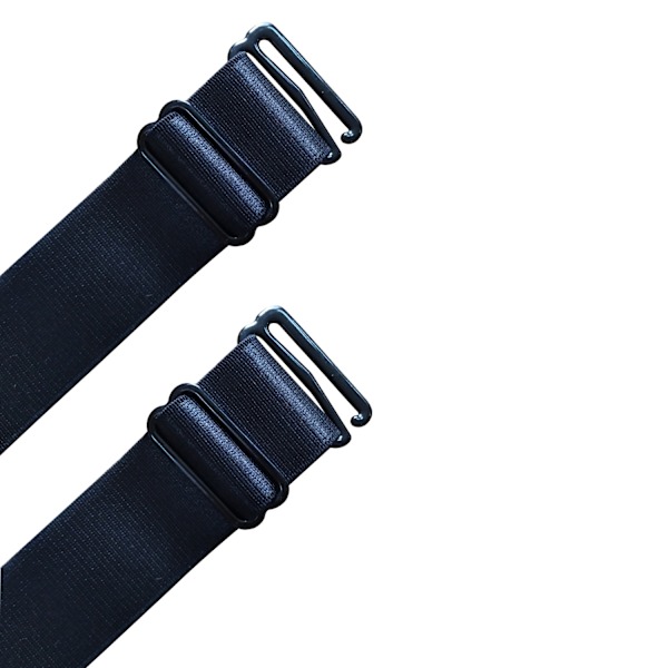 1 par manschettknappar för män - Elastiska - Med halkskydd - Justerbara kragar