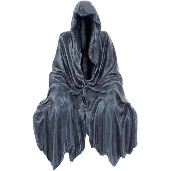 Reaping Solace The Creeper, Reaper Sittende Statue Harpiks Skrivebords Ornament, Gotisk Skulptur Dekor Hylle Sittende Statue
