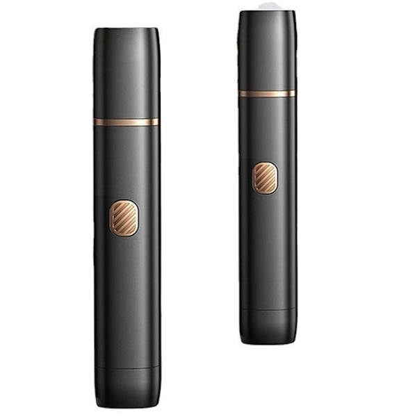 Øre- og næsehårstrimmer, elektrisk næse- og ørehårstrimmer, smertefri øjenbryns trimmer til mænd og kvinder (rose gold)
