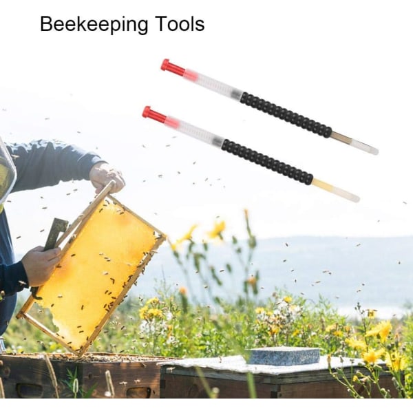 2 set sisäänvedettävät mehiläiskasvatustyökalut 2kpl Queen Bee Rear
