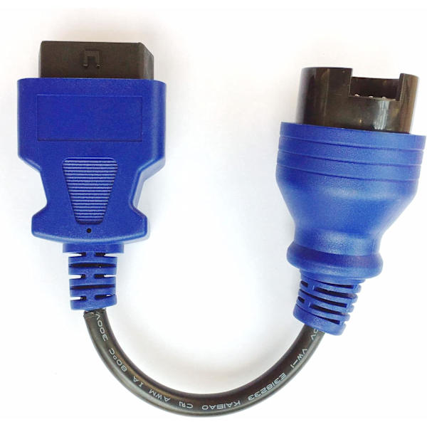 38-stifts OBD Ivec Diagnostisk Adapterkontakt Lastbil OBDII Kabel, Lastbilskabel IVECO 38-stifts till OBD16-stifts Kabel för Lastbilar Kabel [Energiklass A+++]
