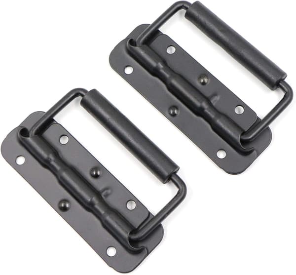 Sammenleggbar kasse 2 sorte håndtak (122mm)
