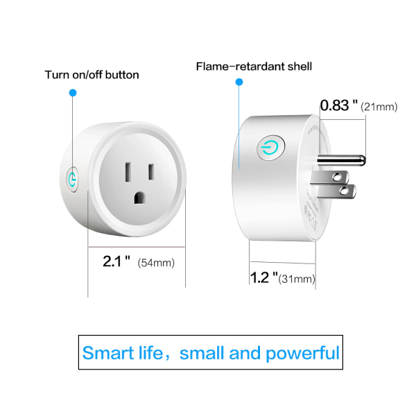 Älykäs pistoke - Smart Life Wi-Fi -pistorasia, älykäs pistorasia kaukosäätimellä ja ajastintoiminnolla 20A lataustilastot