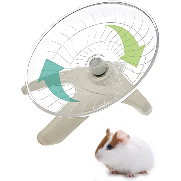 Liten djurleksakshjul, Hamsterhjul, Hamsterträningshjul, Tyst Hamsterträningshjul, Hamsterlöphjul för Hamster och Smådjur(Whi