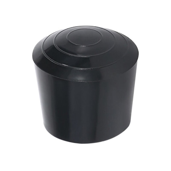 Sæt med 4 runde skridsikre dupper i syntetisk gummi til stoleben 30 mm, 3,0 cm i diameter, sort
