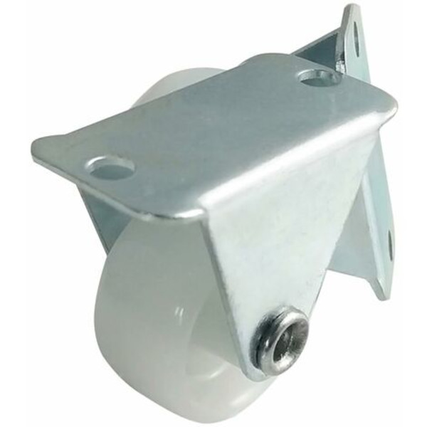 Set med 4 st vridbara hjul, tysta hjul, PVC-hjul, industrihjul, platta hjul för rotering 50 mm