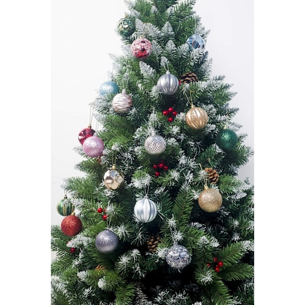 12 st julgranskulor Dekorationer Julgran Ornament Guldfärg