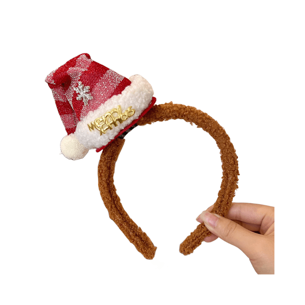 Julhuvudband Julhatt Huvudband, Premium Kläder Julhuvudband för Vuxna och Barn Julhelgfest.