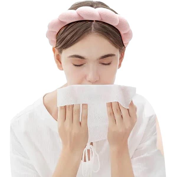 2-pack handtvätt handledsskydd, skonsam ansiktsrengöring pannband ansiktsmakeup SPA dusch