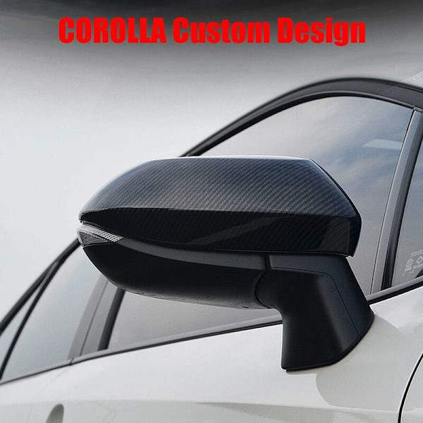 ABS kolfiber spegelform för Toyota Corolla 2020 2021 2022 2023