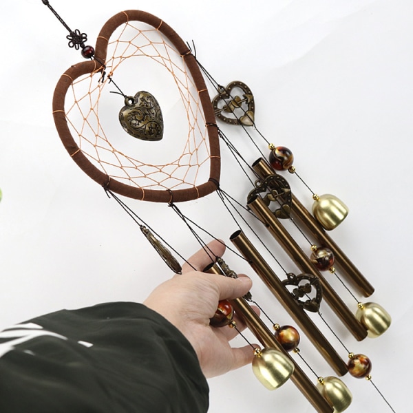 Kreativ drømmefanger dekorativt anheng med flerrørsklokke