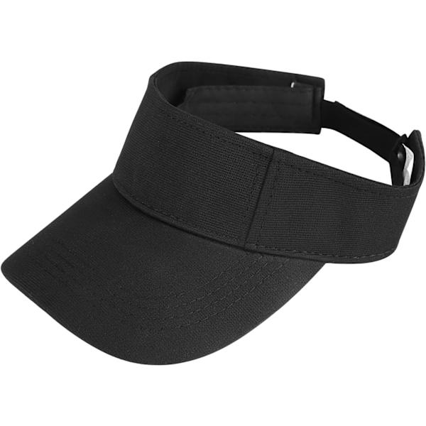 Svart-vit-58cm-solskärm keps golf solskärm bomull andningsbar justerbar hög vakuum keps snabb torr solhatt strand resa bred brätte anti UV UPF50