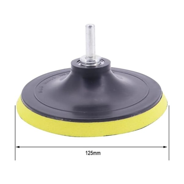 Kpl 5 tuuman 125 mm hiomalevy M14-karan kanssa, hiomatyyny porakoneelle, kulmahiomakoneelle