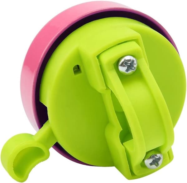 Børnecykelklokke til piger, pink grøn