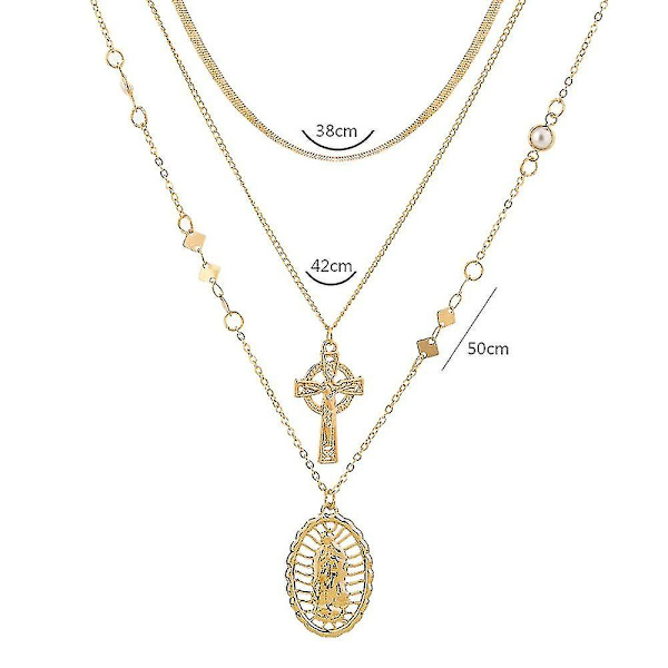 Guld kors halsband ihåligt kors halsband kors halsband dam kors halsband herr kors halsband helig dam halsband