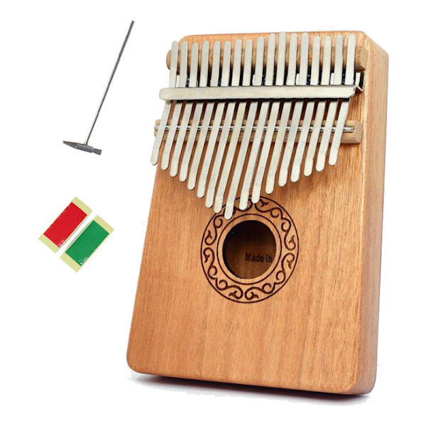 Kalimba Tommelfingerklaver 17 Tangenter Tommelfingerklaver, Tommelfingerklaver Kalimba Instrument Bærbart Fingerklaver Til Børn Voksne Begyndere, Ideel Fødselsdagsgave, Val