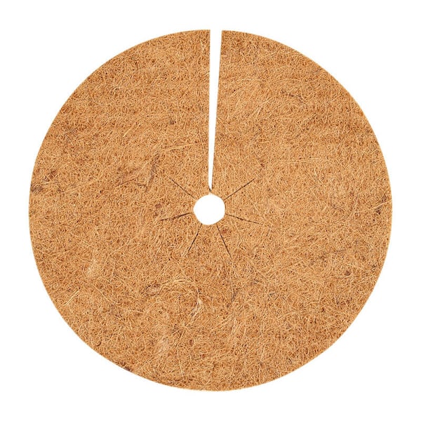 Parti med 5 st mulchskivor Ø40cm JUTE filt Skydd växt, ogräs, frost