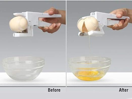 Æg Splinterless Æg Cracker Køkken Gave Gadget Æggeblomme Hvid Protein Separator Køkkenredskab
