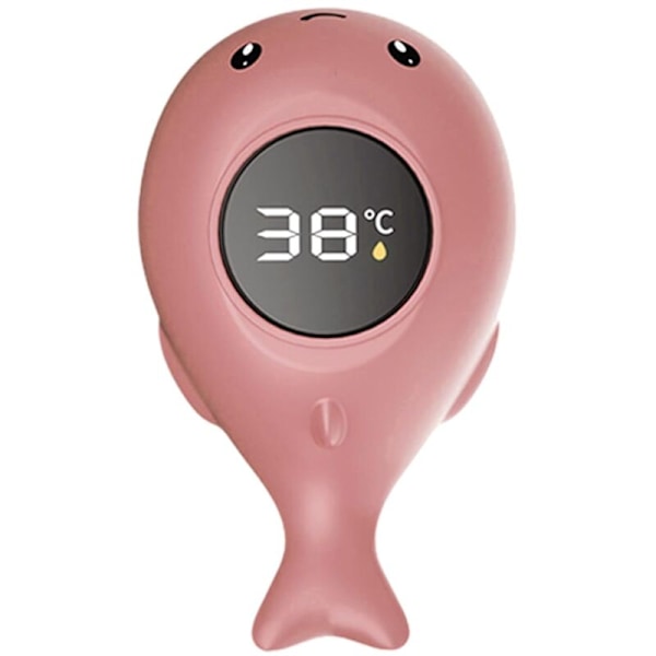 Baby Bade Termometer, Digitalt Baby Bade Termometer, Baby Bade Vann Termometer, Digitalt Baby Bade Termometer med LED Touch Skjerm, Hval Design