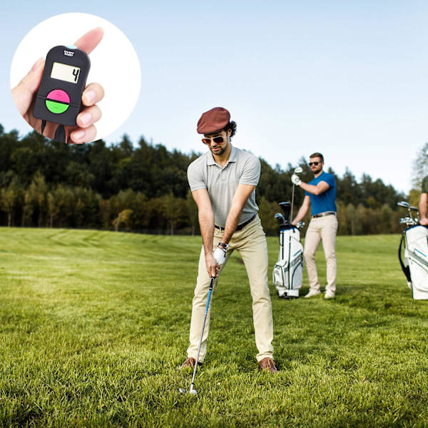 4 stk. bærbar digital elektronisk tæller Golf Sports tæller Manuel subtraktion Elektronisk tæller Elektronisk tæller