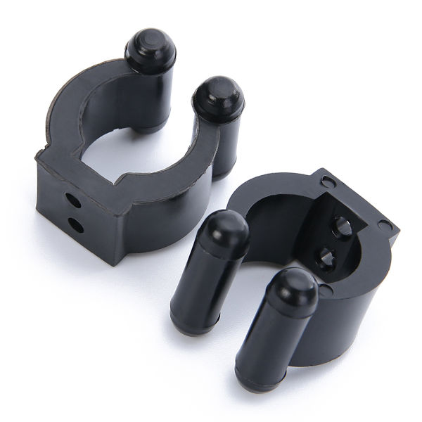 2 stk Biljardkø Veggmontert Klemme Fiske Stang Oppbevaringsholder Plastklips Klips Snooker Kø Klemme（S）
