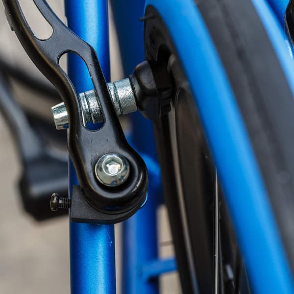 2 par cykelbromsbelägg med muttrar, 70 mm
