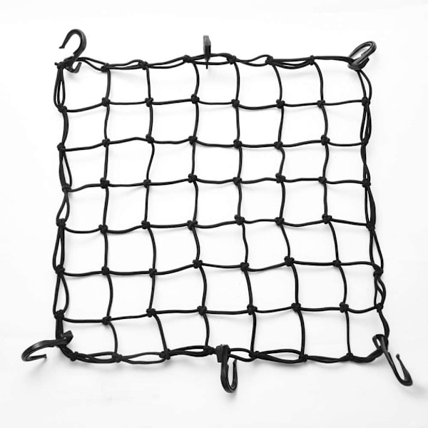 Bil bagagenet, super elastisk, bagagerumsnet, super elastisk, til universal bil, 40 x 40 cm, sort