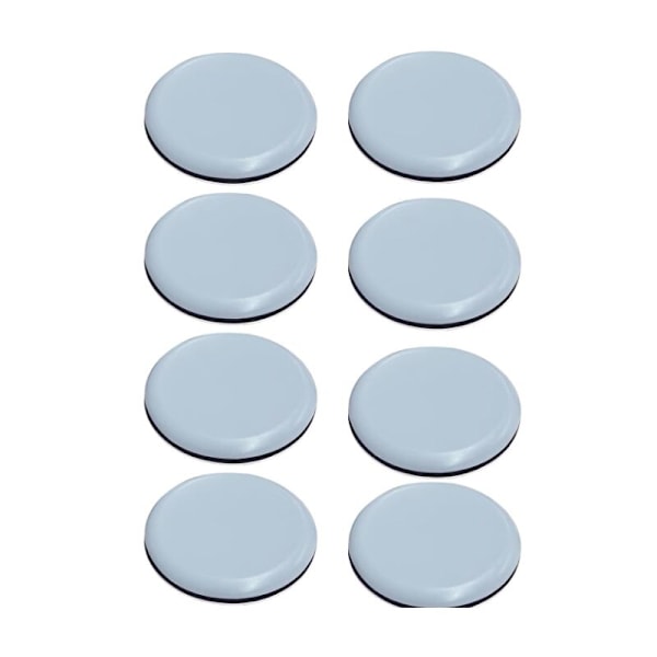 8X Möbelglid Ø 50mm, Självhäftande Möbelglid, Glid Teflon Möbelglid Professionell Glidstol/PTFE Glid