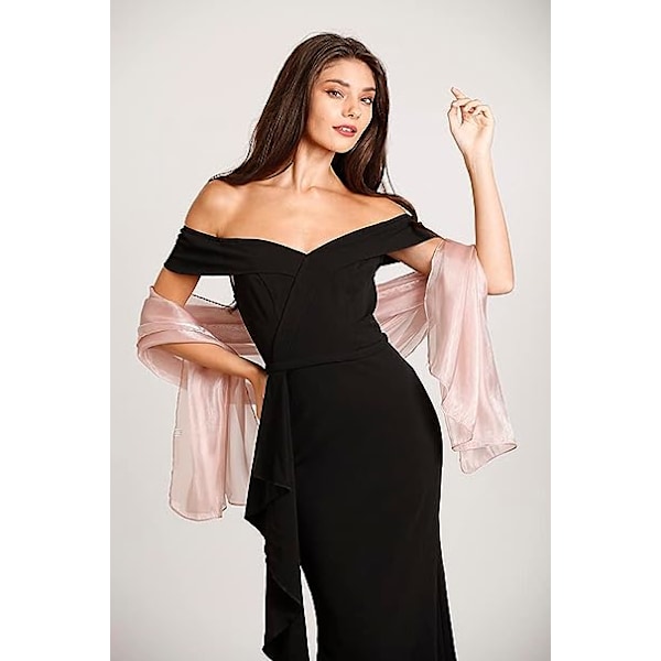 Elegant Stole Sjal Til Bryllupper Brude Piger Proms Fester (cameo)