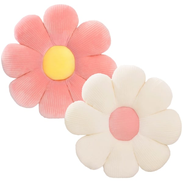 Slängkuddar - Set med 2 - Slängkuddar för Daisy Flower, Söt Flora