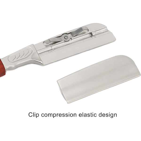 Ögonbrynsrakare för kvinnor, Japansk zinklegering Barber Razor Rakblad Rakhyvel Salong Vikbar Rakning Hårtrimmer för Män Kvinnor Ansikte (Utan blad
