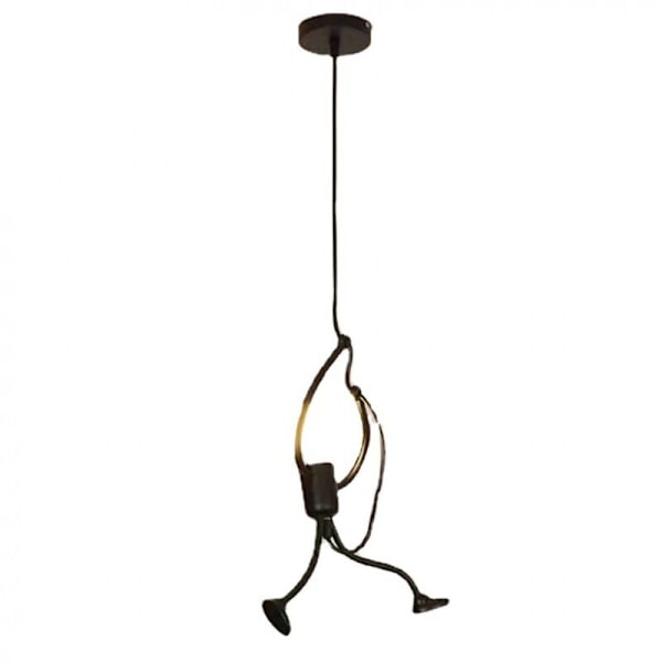 Modern hängande kreativ järnfigur tecknad design hänglampa för barn sovrum sängbord vardagsrum loft