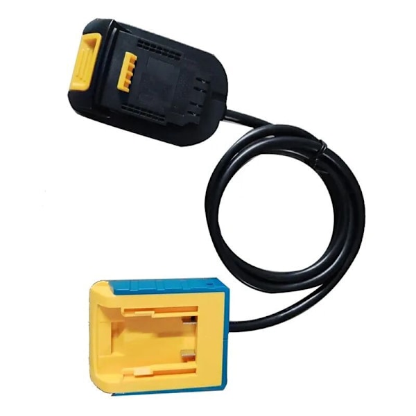 Batteriförlängningssladd Verktygsgränssnitt Förlängningskabel Passar DEWALT Litium Gränssnitt Batterier och Verktyg