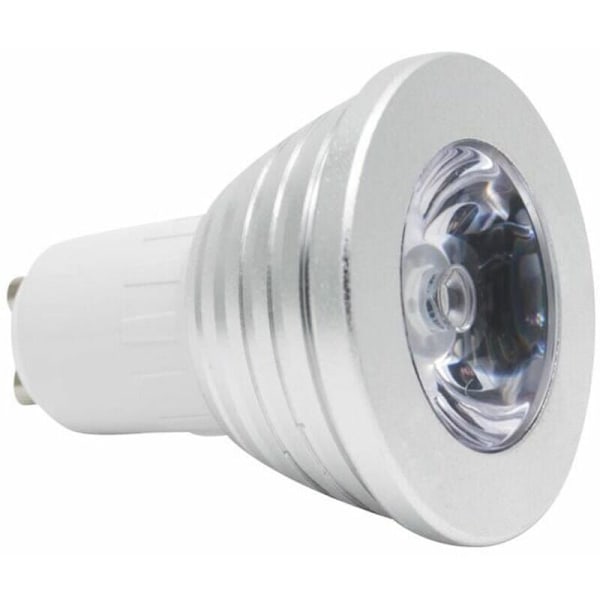 5x GU10 Färglampa 3W RGB LED 16 Färgskiftningar AC85-265V med infraröd fjärrkontroll