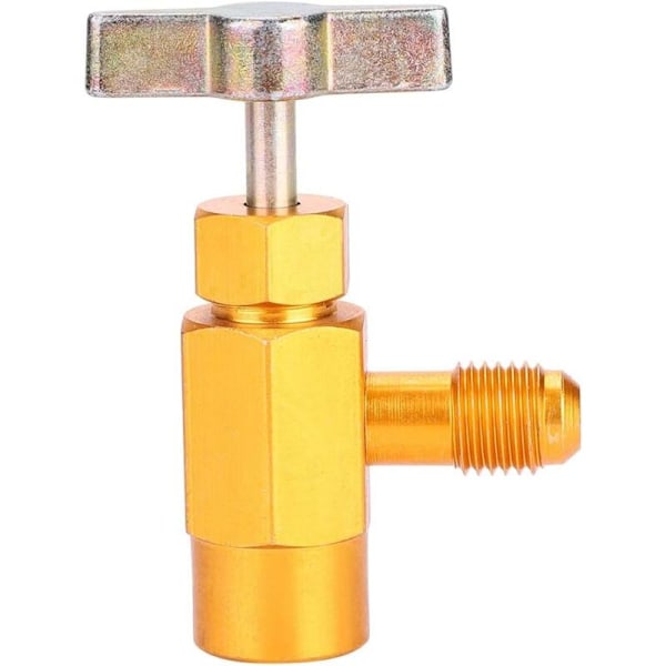 1/4 \"SAE R-134A rpm Adapter R-134 AC Fødevareventil dåsefordeler Ventilværktøj 1/2\" ACME gevind