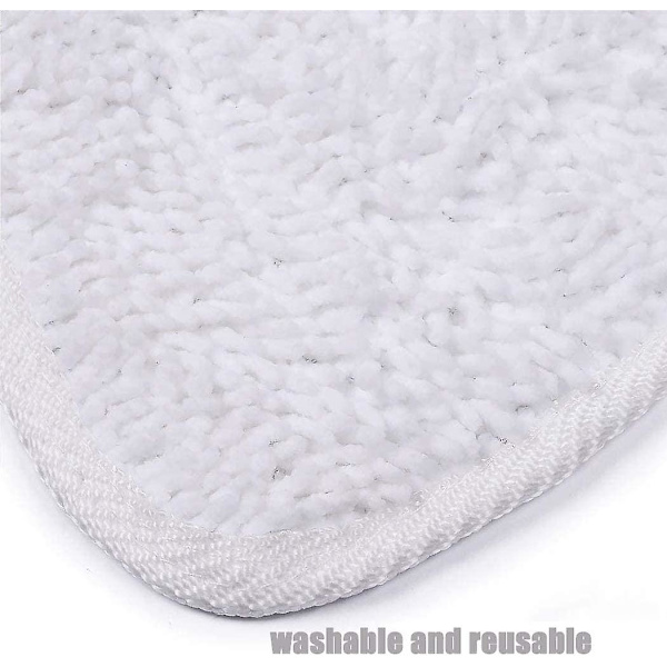 6 stk. Mikrofiber Dampmoppe Pude Udskiftning Kompatibel Med Vileda 100