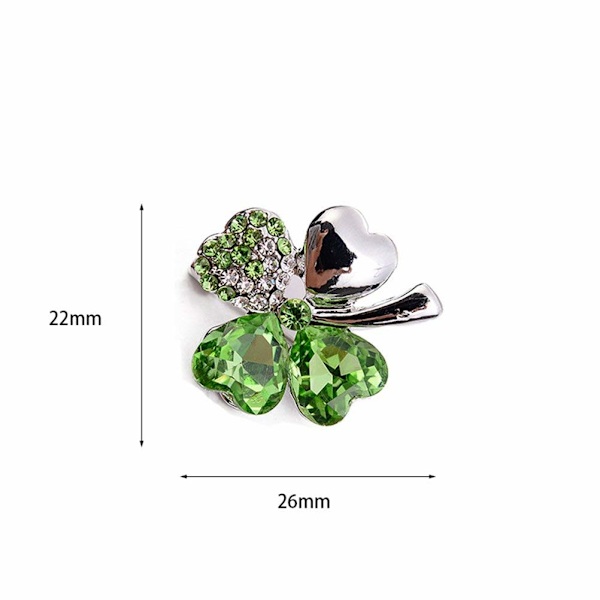 St. Patrick's Day Shamrock Brosch Pins, St. Patrick's Day Kostym Tillbehör Dekorationer för älskare