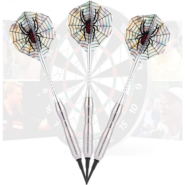 3 stk. stålpile, 3,5 cm mål kastepile nålesæt til dartboard
