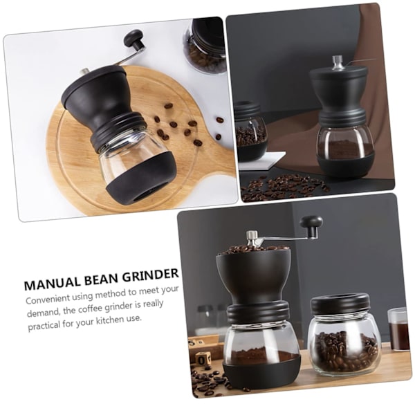Manuel kværn kaffebønner manuel espressokværn manuel espressokværn kaffeespresso rustfrit stål kværn møtrik rejse håndkværn glas