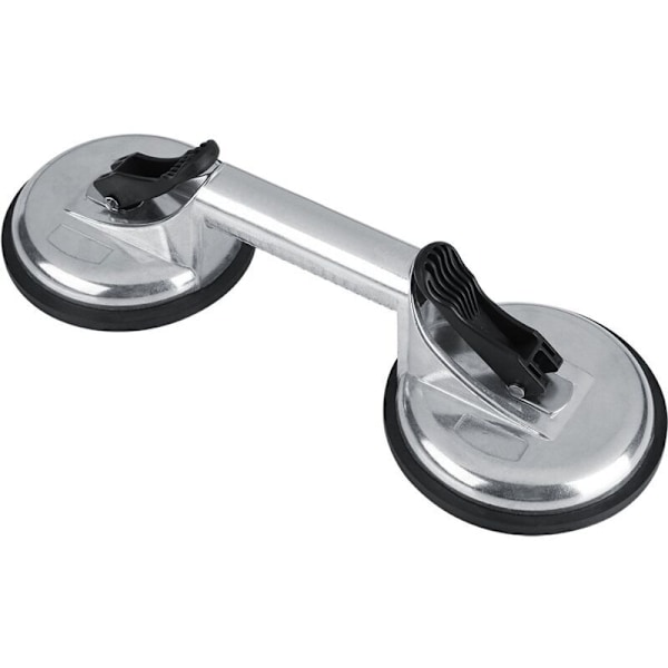 Dobbel Aluminium Sugekopp Dobbel Håndtering Sugekopp Maksimal Løftekapasitet på 105 kg Flat og 85 kg Vertikal for Transport av Husholdningsapparater