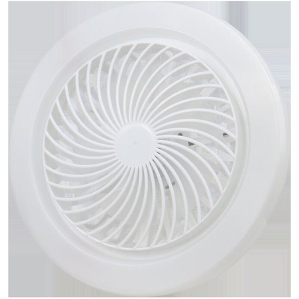 E27 Liten Stille Takvifte med LED-lys, Justerbar Lysfargetemperatur, Viftelampe med Variabel Intensitet, Justerbare Hastigheter, Justerbar Bredde, 1t/2t/4t w