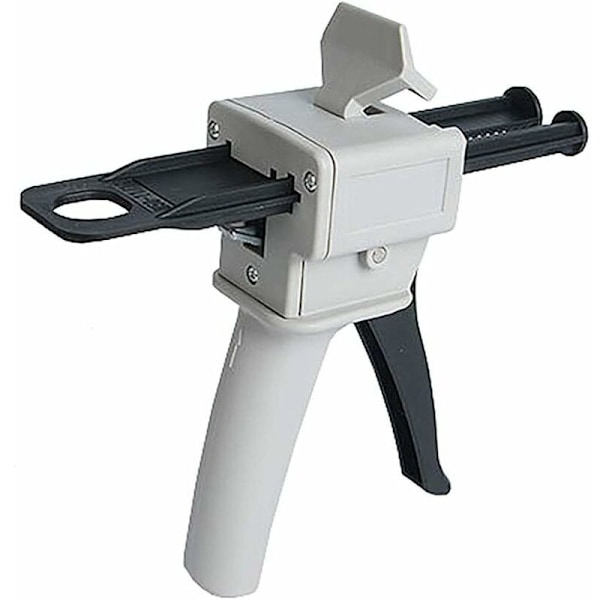 50 ml Epoxy Dispenserpistol, AB Epoxy Limpistol Håndtagsapplikator til Blanding af Lim, 1:1 og 2:1 Forhold (Pistol)