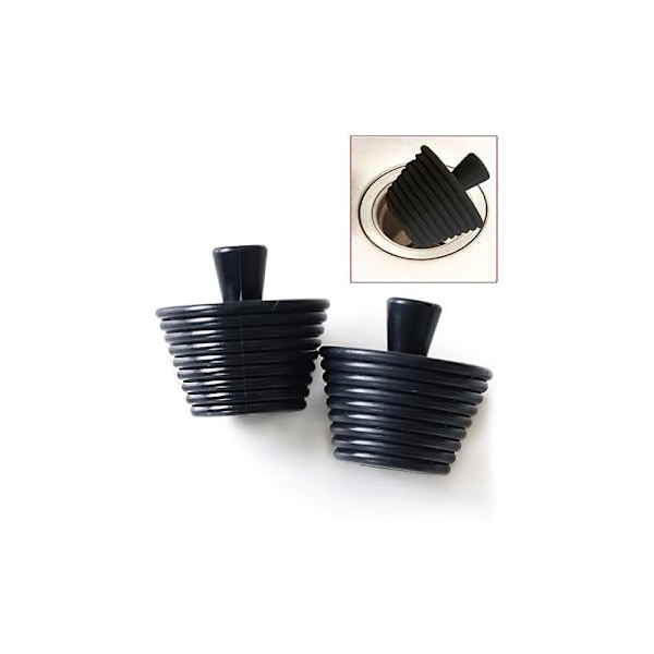 (4,5 × 3 × 3 cm) Gativs Universal Afløbsprop 4 Stykker Vask Gummi Prop Universal Badekar Tømningsprop Badekar Afløbspropper