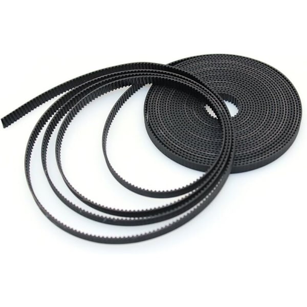 5M GT2-6mm distributionsrem åben 6mm GT2 2GT rem til 3D printer (distributionsrem)