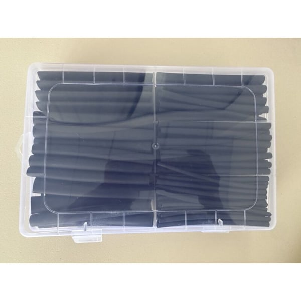 90mm Ekstra Lang Krympeflex Kit, 3:1 Krympeforhold, Limforet, 180 stk, 7 Størrelser, til Elektrisk Isolering og Ledningsforbindelser, Brugervenlig