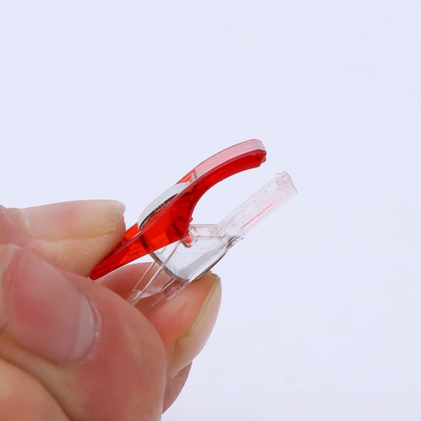 Farverige (assorterede farver) - Pakke med 30 syclips Multifunktionelle syclips DIY syclips syclips stofholder til syning