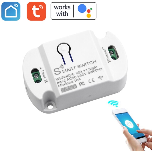 Smart life wifi smart switch (Tuya 10A smart life switch)