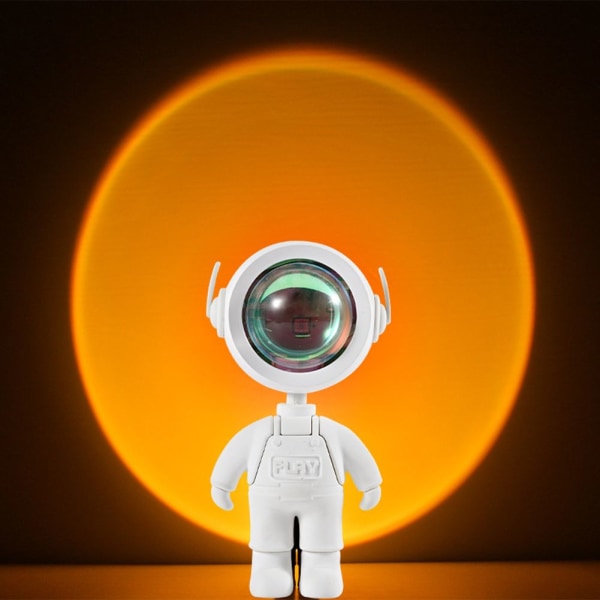 USB-opladning 360 LED regnbuefarvet projektor robot berøringsnatlys solnedgang selfie projektor soveværelse bordlampe