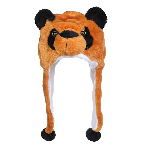 Plush Dyrehatt for Barn og Voksne Tegneseriehatt Barnehage Foreldre-Barn Rekvisitter Hatt Hodeplagg